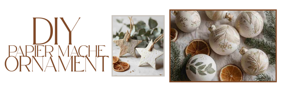 Χριστουγεννιάτικα Στολίδια από Papier Mâché: Φτιάξε τα Δικά σου με το Handmade Paper Kit της American Crafts